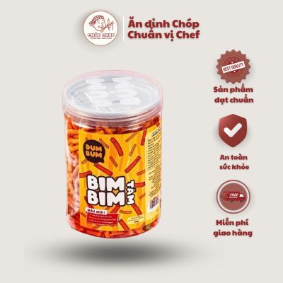 Bim Bim Que đậu Hà Lan thơm giòn cuốn hút