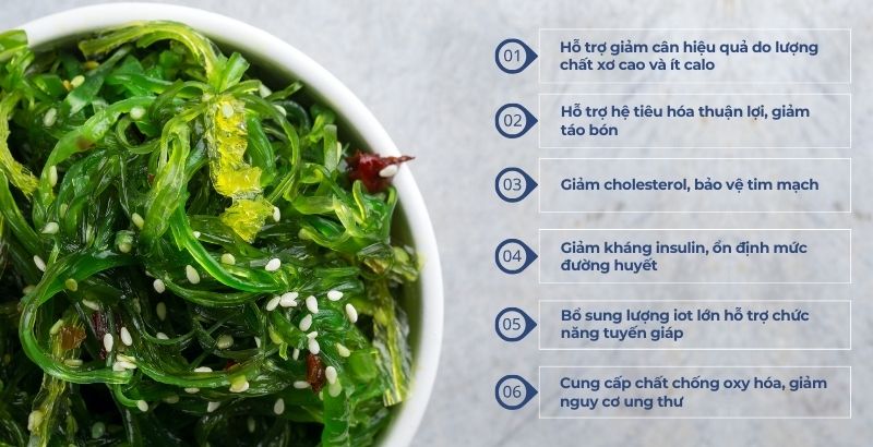 Công dụng của rong biển khô – Cách sử dụng rong biển khô đúng cách 2 Rong biển