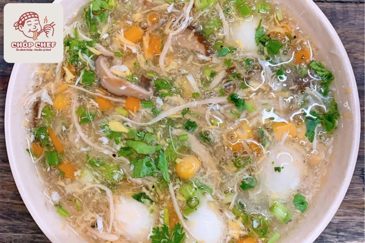 Súp gà nấm thơm ngon bổ dưỡng