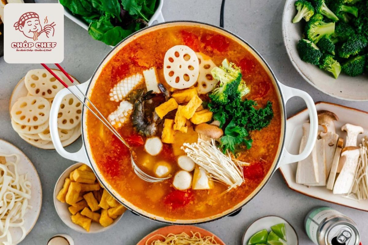 Lẩu Thái chay đậm vị, thơm ngon