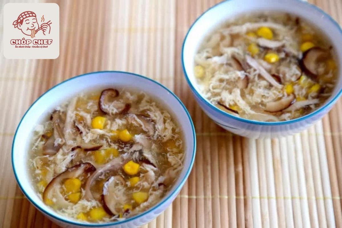 Súp gà nấm thơm ngon bổ dưỡng