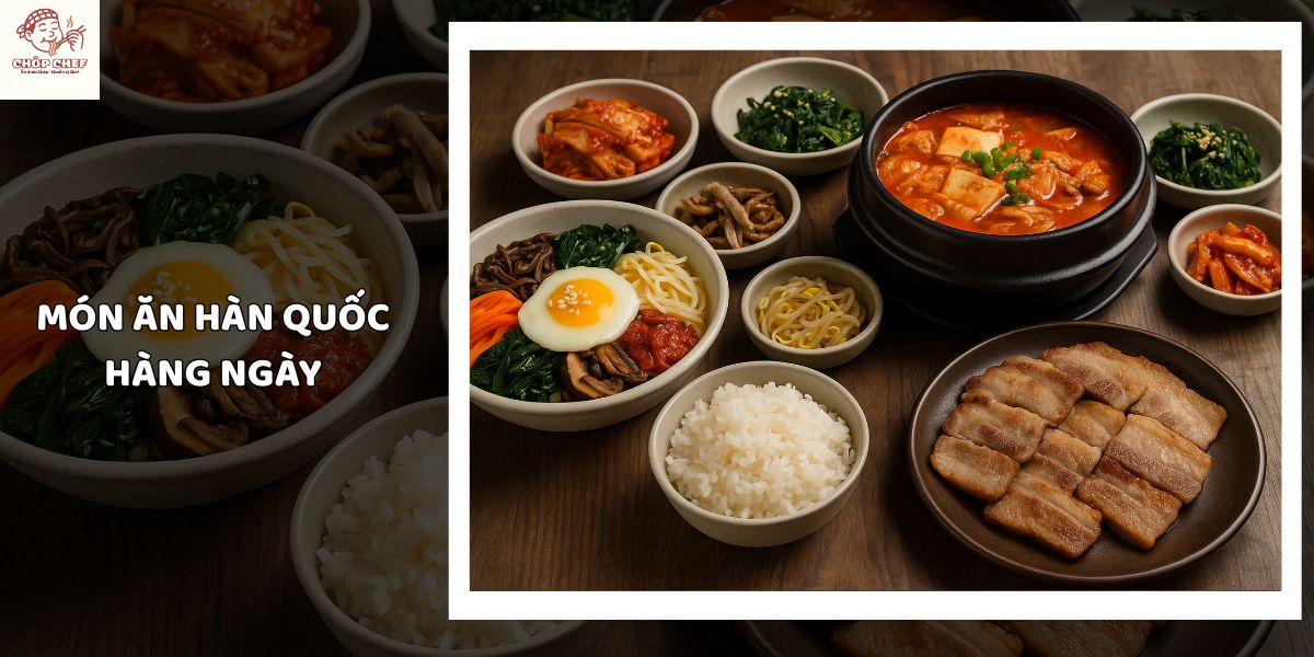 Món ăn hàn quốc hàng ngày