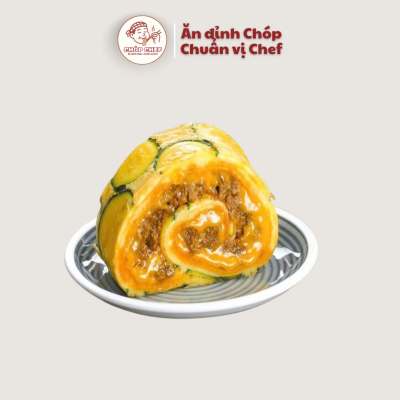 Trứng chiên cuộn phomai